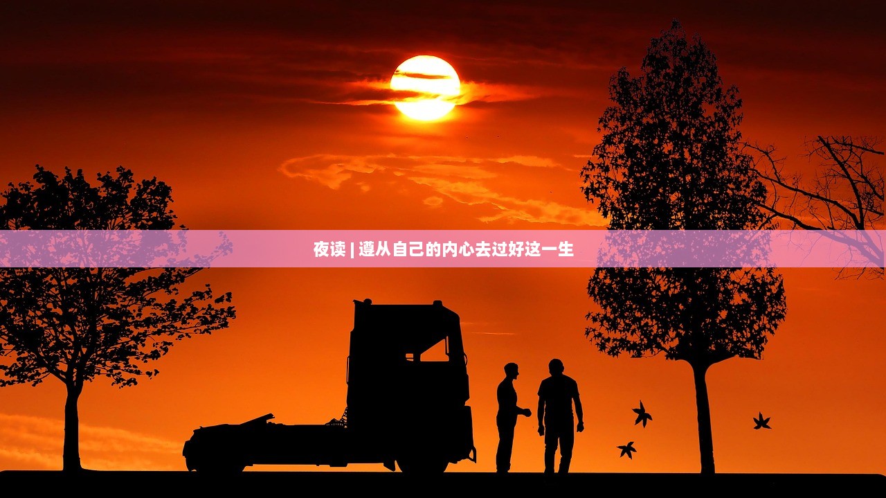 夜读 | 遵从自己的内心去过好这一生