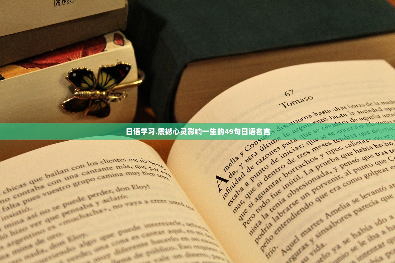 日语学习.震撼心灵影响一生的49句日语名言